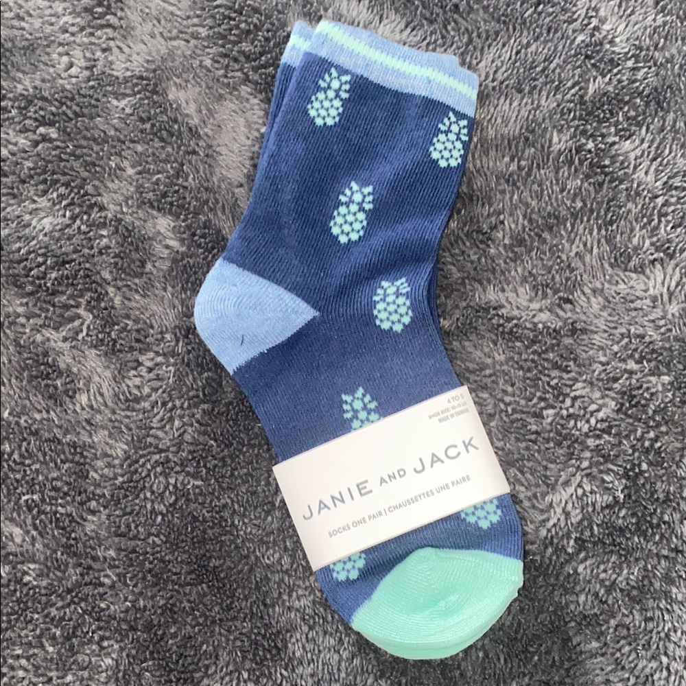 Janie and Jack Blue and Navy Socks Set - Picture 3 of 4